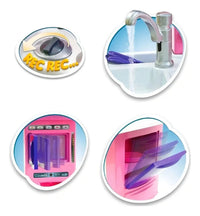 Cozinha Completa Infantil Big Star Rosa 16 Peças com Panelinhas, Talheres, Pratos e Acessórios de Brinquedo para Meninas