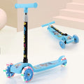 Patinete Infantil 3 Rodas De Led Dobrável Scooter Crianças
